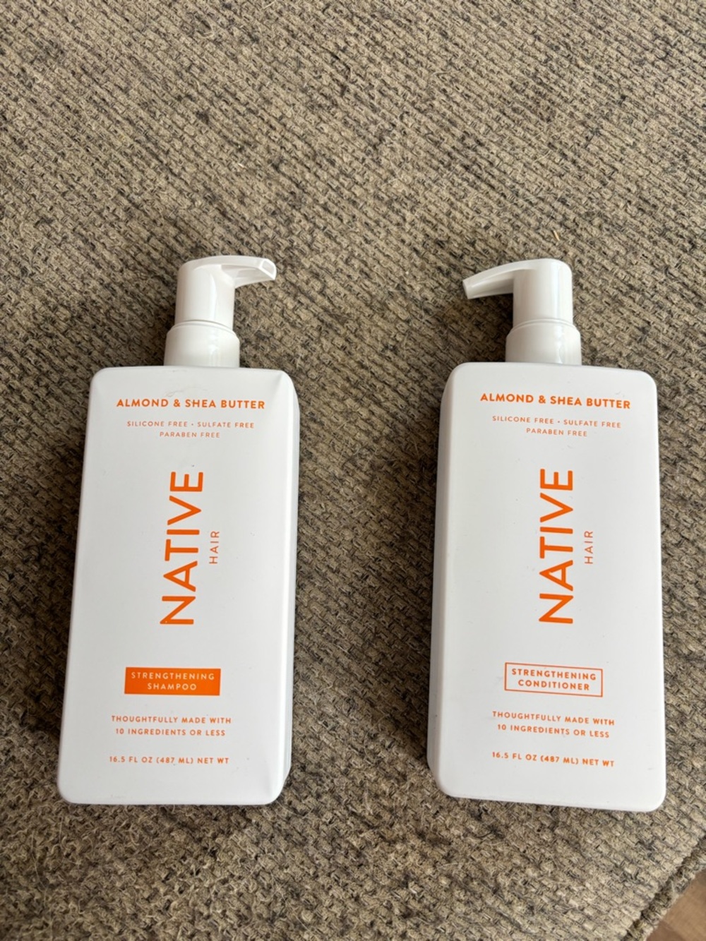 Native Hair Almond & Shea Butter Strengthening Shampoo
